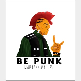 Read Banned Books, Be Punk Posters and Art